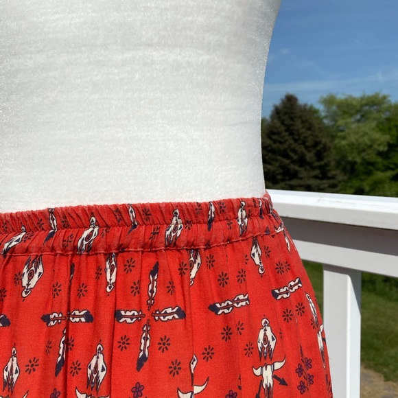 Shrinking Violet Southwestern A-Line Tiered Skirt - Picture 10 of 15